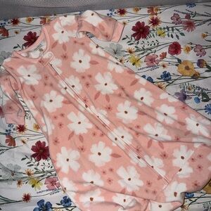 Carter's Pink Floral Kids Pajamas Sleep Sack